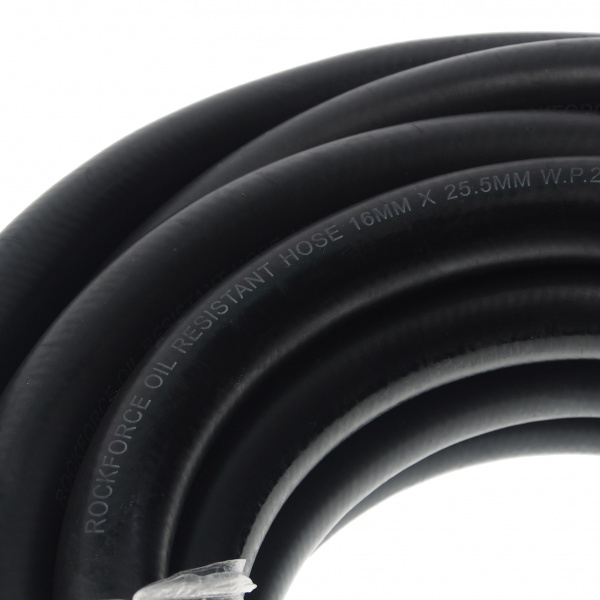 Шланг RF-AHC-55/2B резиновый армированый бензо-маслостойкий 16х25.5ммх10м(раб.давл.20bar,max60bar,-30C°+70C°,DIN20018) ROCKFORCE /1