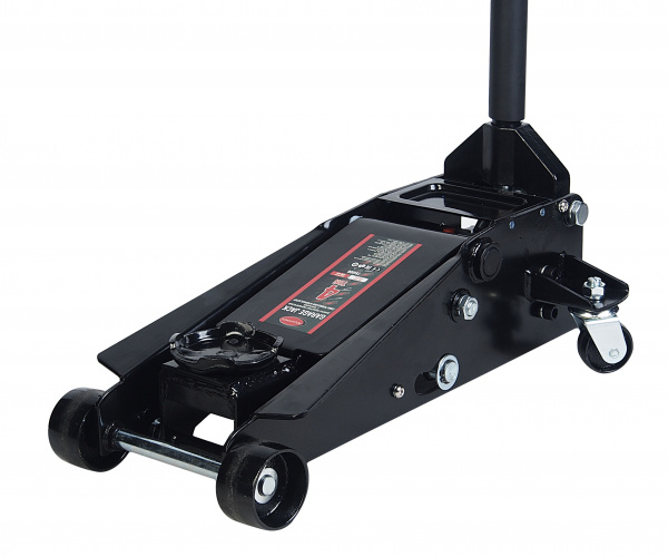 Домкрат гидравлический RF-T84008 подкатной  двухштоковый 4т с 3-мя уровнями фиксации(h min 140мм, h max 508мм) ROCKFORCE /1