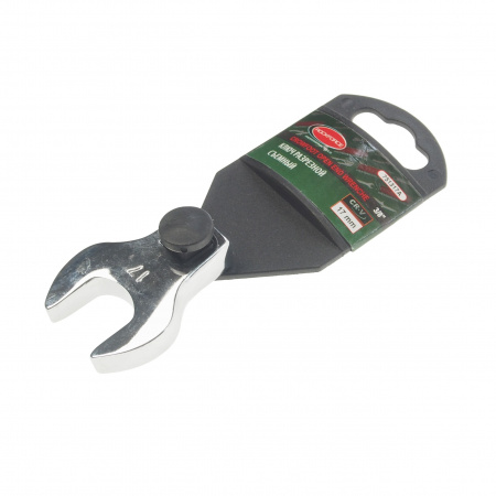 Ключ рожковый 17мм RF-751317A съемный 3/8", на пластиковом держателе ROCKFORCE /1