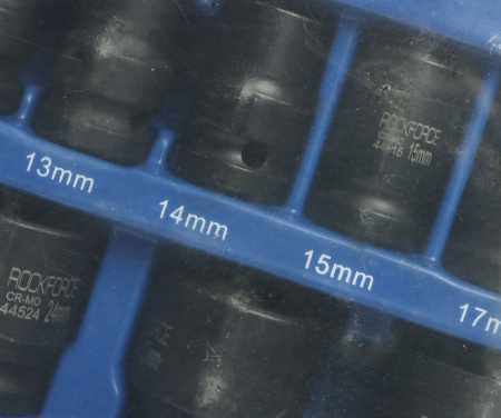 Набор головок RF-4159MPB ударных 15пр., 1/2", 6гр.(10,12-19,21,22,24,27,30,32), в ложементе ROCKFORCE /1