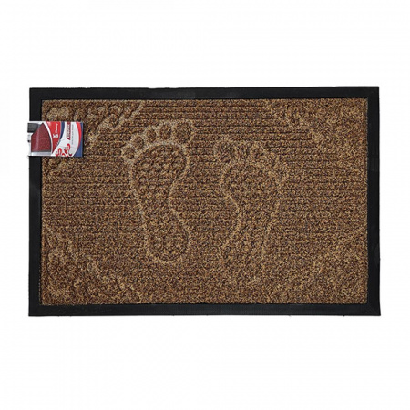 Коврик придверный BAIZHENG 60*90 (Welcome) хаки (Bay) (30)
