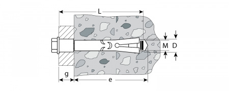 ЗУБР 16 х 110 мм, 8 шт, анкерный болт (4-302312-16-110)
