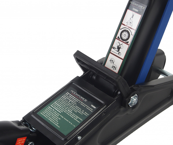 Домкрат гидравлический RF-T82004 подкатной 2т + чехол для хранения (h min 135мм,h max 350мм) ROCKFORCE /1