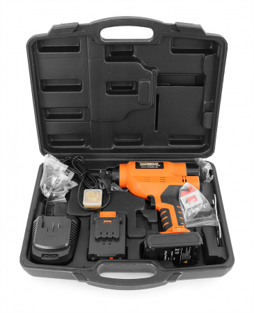 Аккумуляторный резьбовой заклепочник MESSER M2000 (М6) с двумя Li-Ion аккумуляторами