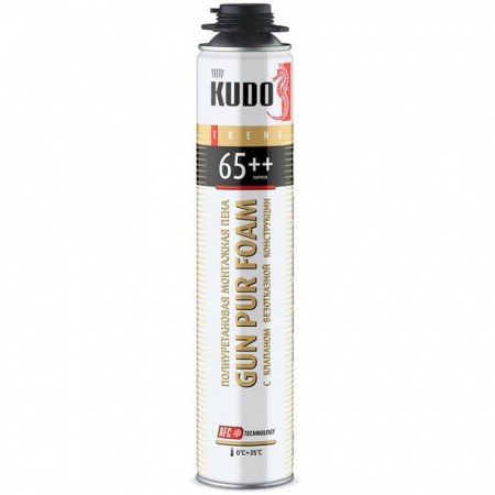 Пена монтажная профессиональная Kudo Trend 65++ 65л 1000мл (12)