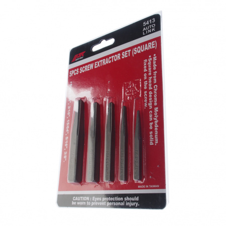 JTC Набор экстракторов 1/8"-3/8" забивных 5 предметов JTC