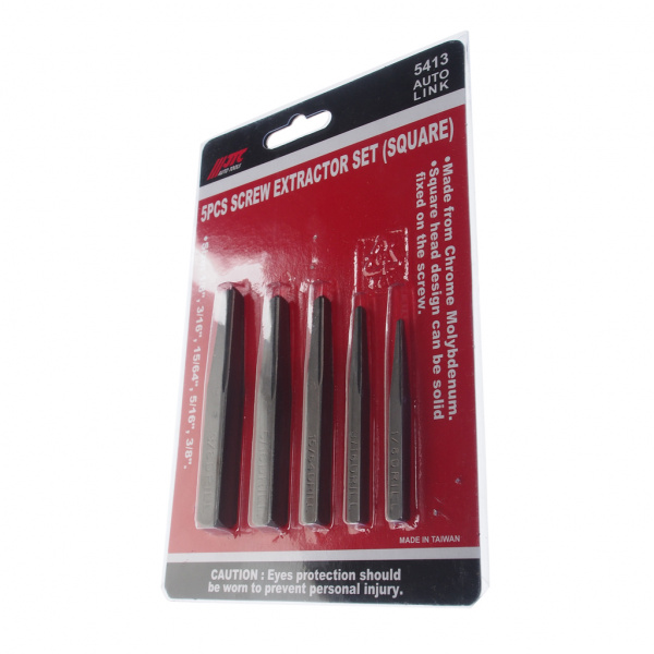 JTC Набор экстракторов 1/8"-3/8" забивных 5 предметов JTC