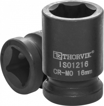 IS01216 Головка торцевая ударная 1/2"DR, 16 мм