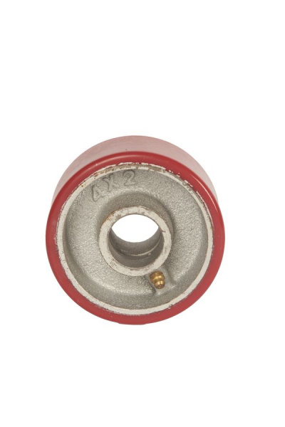 Колесо большегрузное P 46 100 мм полиуретановое на ось (F) Колесо большегрузное P 46 100 мм полиуретановое на ось (F)