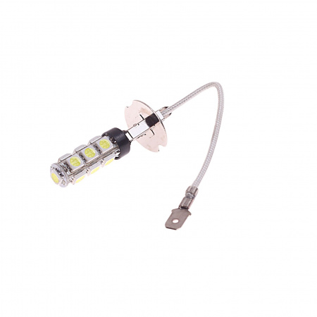 Автолампа H3 (PK22s) 13 SMD 5050 WHITE 6000K 260лм 12V MEGAPOWER 1/10/100