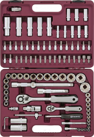 UTS0094MP Набор инструмента универсальный 1/4", 1/2"DR с головками торцевыми MultiProf, 94 предмета