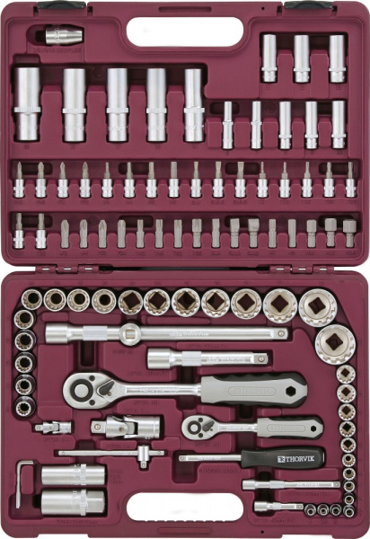 UTS0094MP Набор инструмента универсальный 1/4", 1/2"DR с головками торцевыми MultiProf, 94 предмета UTS0094MP Набор инструмента универсальный 1/4", 1/2"DR с головками торцевыми MultiProf, 94 предмета