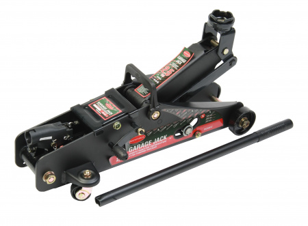 Домкрат гидравлический RF-TH22501C подкатной 2,5т с фиксацией(h min 140мм, h max 387мм) в кейсе ROCKFORCE /1