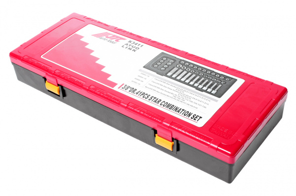 JTC Набор головок торцевых 3/8" TORX,HEX 41 предмет в кейсе JTC