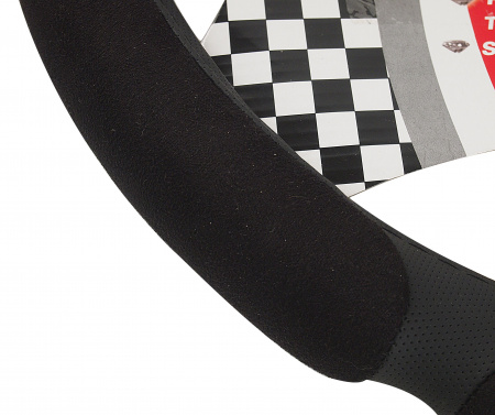 Оплетка руля MIS-2013LT02A(M) BLACK кожа MISTAR /1/25