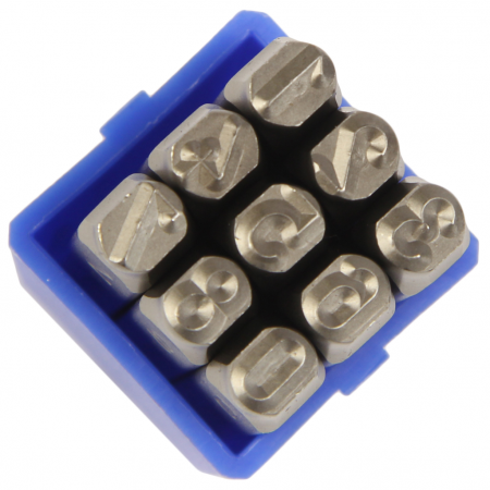 JTC Клейма цифровые 6мм (HRC 60+-2град. DIN 1451) JTC