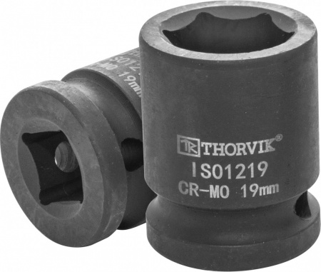 IS01219 Головка торцевая ударная 1/2"DR, 19 мм