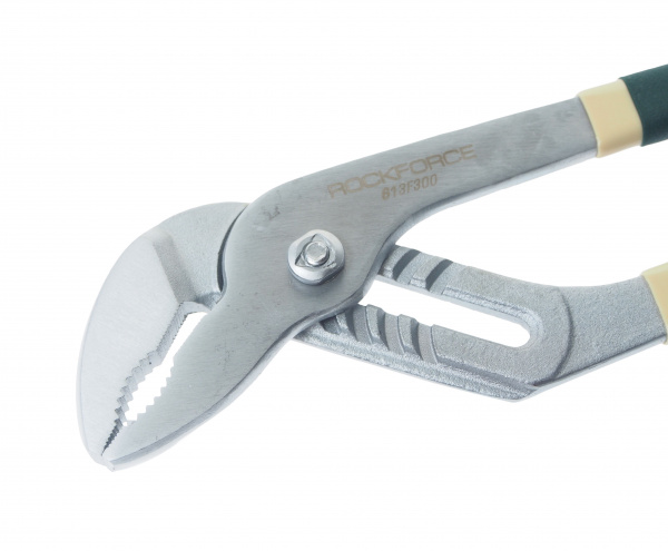 Пассатижи RF-613F300 переставные Cr-V 12" -300мм, на блистере ROCKFORCE /1/10