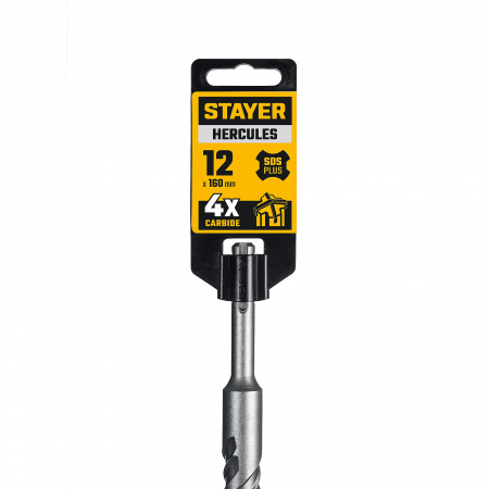 STAYER HERCULES-4Х 12x160 мм, SDS-plus бур (29290-160-12)