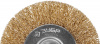 ЗУБР 100 мм, витая стальная латунированная проволока 0.3 мм, щетка дисковая для дрели, Профессионал (3520-100)