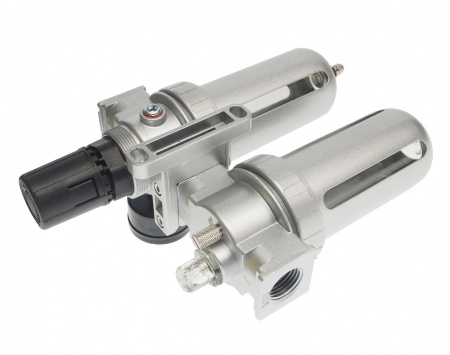 JTC Блок подготовки воздуха (лубрикатор,осушитель) 1/2" металл. переключ. 215PSI 3000л/мин. 150 мл JTC