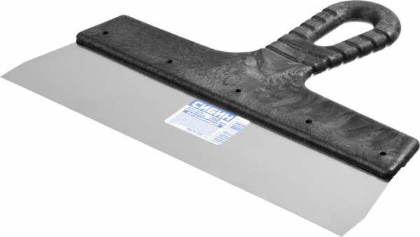 СИБИН 250 мм, пластиковая ручка, нержавеющий фасадный шпатель (10079-250)