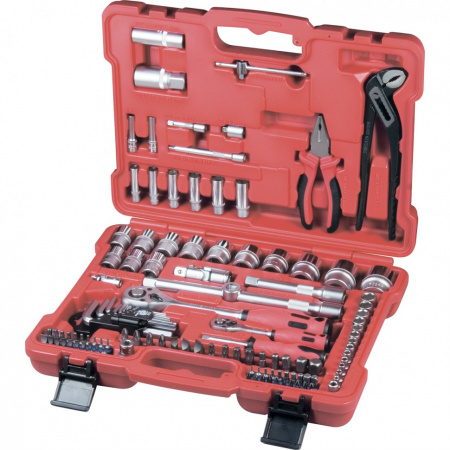 Набор слесарно-монтажный с квадратами 1/4, 1/2 и 5/16", 117 предметов Matrix ProFI Набор слесарно-монтажный с квадратами 1/4, 1/2 и 5/16", 117 предметов Matrix ProFI