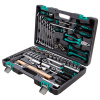 Набор инструментов, 1/2", 1/4", CrV, пластиковый кейс 76 предметов Stels Набор инструментов, 1/2", 1/4", CrV, пластиковый кейс 76 предметов Stels