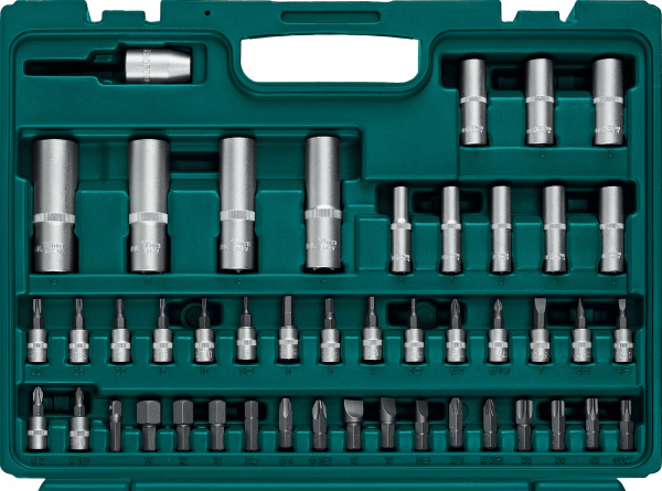 KRAFTOOL X-Drive 94, 94 предм., (1/2″+1/4″), универсальный набор инструмента (27883-H95) KRAFTOOL X-Drive 94, 94 предм., (1/2″+1/4″), универсальный набор инструмента (27883-H95)