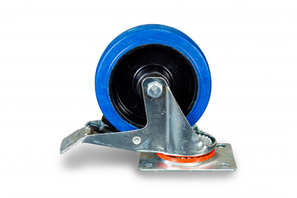 Колесо поворотное резина SRCLb 63 160 мм с тормозом (F) Колесо поворотное резина SRCLb 63 160 мм с тормозом (F)