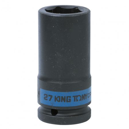 Головка торцевая ударная глубокая шестигранная 3/4", 27 мм KING TONY 643527M