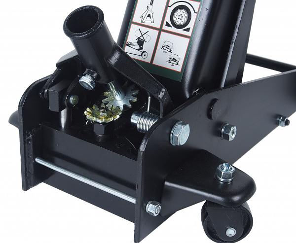 Домкрат гидравлический RF-T83508 подкатной 4т (h min 135мм, h max 520мм) ROCKFORCE /1