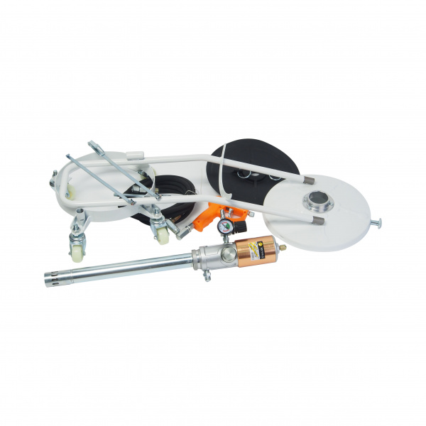 Нагнетатель смазки ER-44001 пневматический (раб.давл.:5.4 бар;подача:5 гр/сек.;тип смазки:#0-#3, под емкость на 20л) ЭВРИКА /1