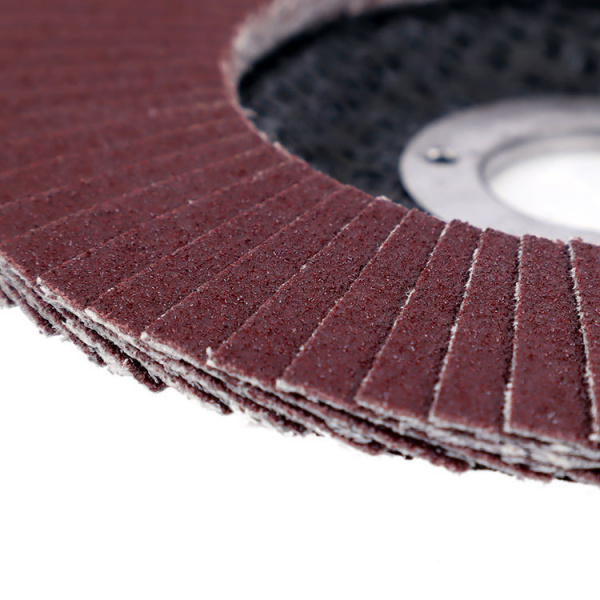 Круг MESSER шлифовальный лепестковый торцевой плоский (электрокорунд) А80(П) 125х22