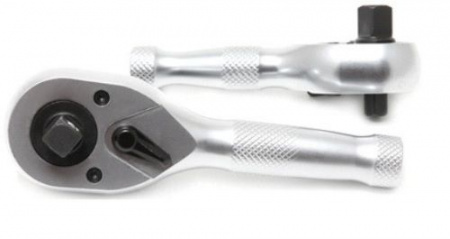Трещотка RF-803344 двухсторонняя 3/8"-1/2" (72зуб.) укороченная ROCKFORCE /1