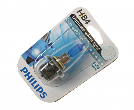 Автолампа HB4/9006 (51) P22d DiamondVision 5000K (блистер) 12V PHILIPS /1/10