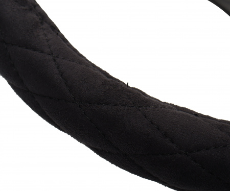 Оплетка руля SP-9020 BLACK (XL) алькантара AUTOPROFI 1/25