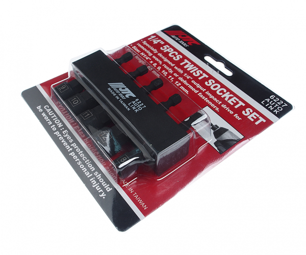 JTC Набор бит-головок для изношенных болтов и гаек под шуруповерт JTC