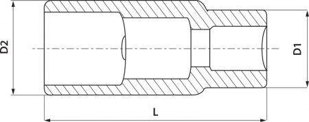 SPS1216 Головка торцевая свечная 1/2"DR, 16 мм SPS1216 Головка торцевая свечная 1/2"DR, 16 мм