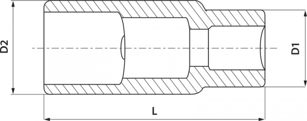 SPS1216 Головка торцевая свечная 1/2"DR, 16 мм SPS1216 Головка торцевая свечная 1/2"DR, 16 мм