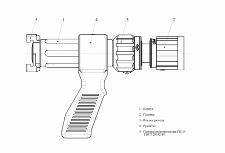 Ствол пожарный ЛК-3Р