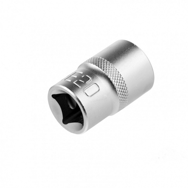 Головка торцевая 1/2, Е20, CrV Stels Головка торцевая 1/2, Е20, CrV Stels