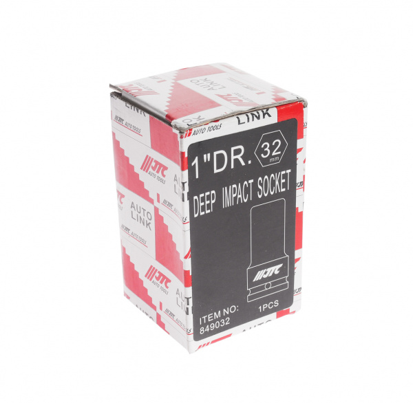 JTC Головка торцевая 1" 32мм ударная глубокая L=90мм JTC JTC Головка торцевая 1" 32мм ударная глубокая L=90мм JTC