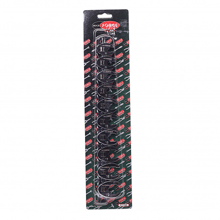 Набор ключей разрезных RF-51110A: 3/8"DR 6-гранных съемных 10-19мм 10пр. ROCKFORCE /1/25/50