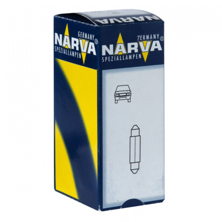 Автолампа C3W (SV7/5) 28мм 12V NARVA /10/200