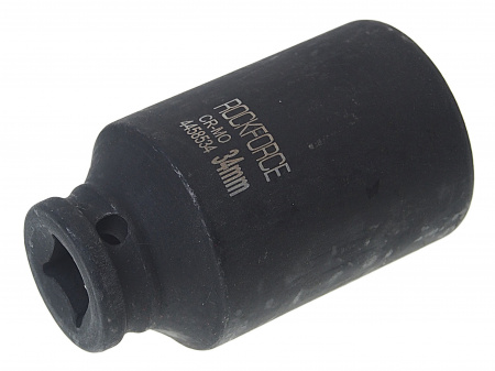 Головка торцевая 34мм 1/2" 6-гранная ударная удлиненная L=80мм ROCKFORCE RF-4458534 /1/10 Головка торцевая 34мм 1/2" 6-гранная ударная удлиненная L=80мм ROCKFORCE RF-4458534 /1/10
