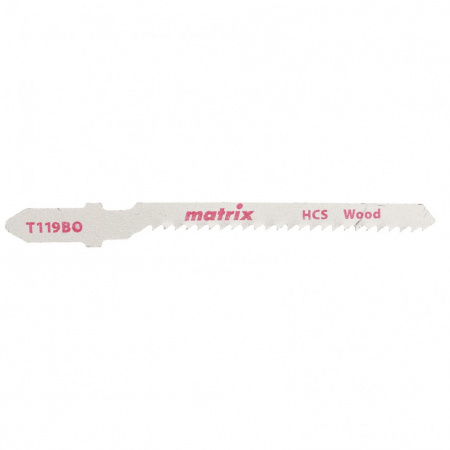 Полотна для электролобзика  по дереву, 3 шт, T119BO, 50 x 2 мм, HCS, фигур. рез Matrix