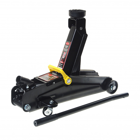 Домкрат гидравлический  RF-TH22001CB подкатной 2 т (h min 135мм, h max 385мм) с резиновой накладкой ROCKFORCE /1