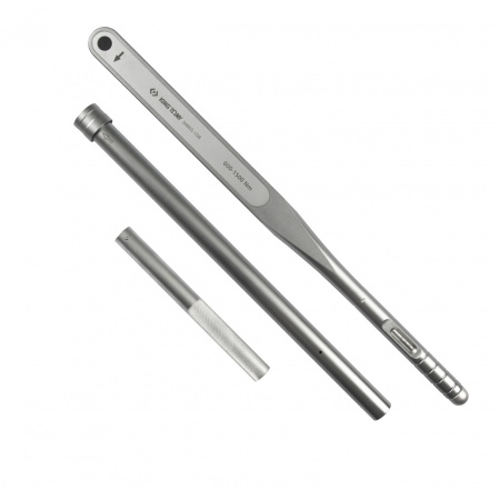 Динамометрический ключ 1", 600-1500 Нм, "ALUMINIUM", футляр KING TONY 3485G-1DB