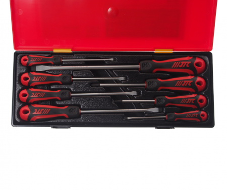 JTC Набор отверток силовых SL 6шт.,PH 2шт. 8 предметов JTC